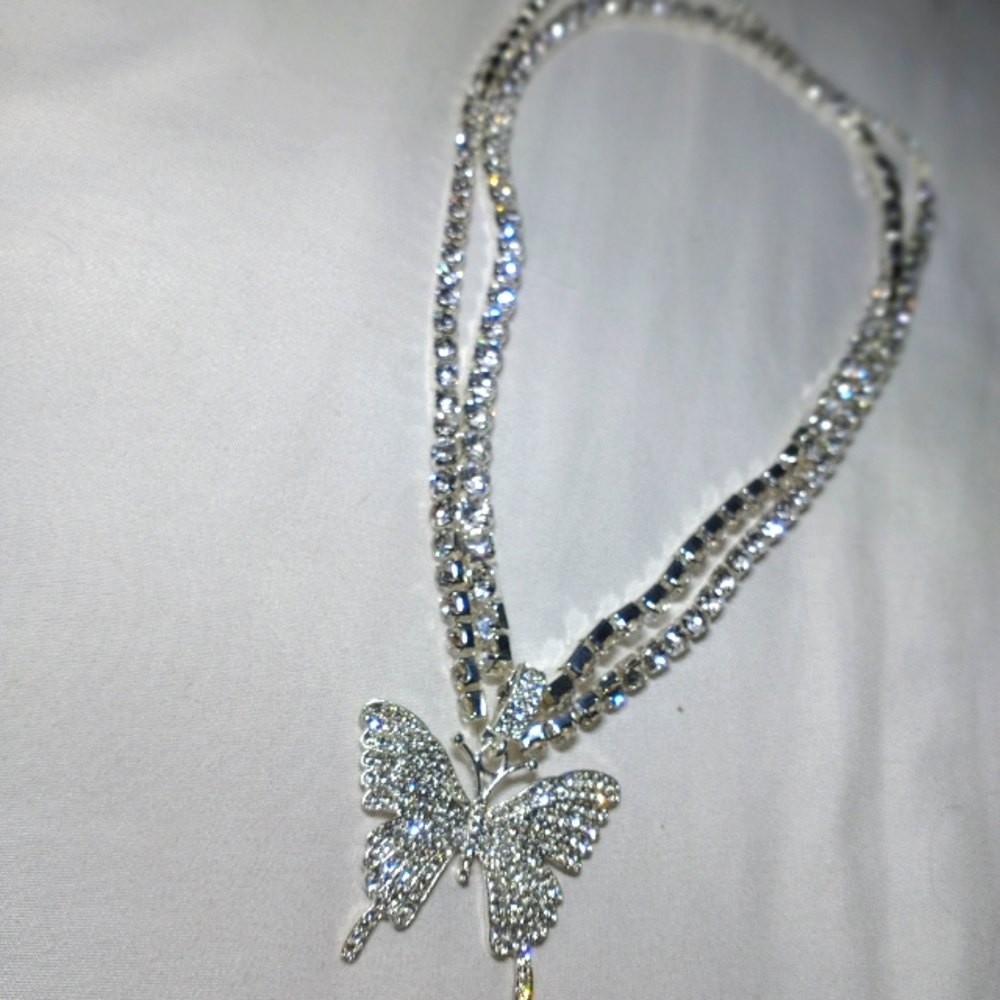 2pc. Butterfly Necklace